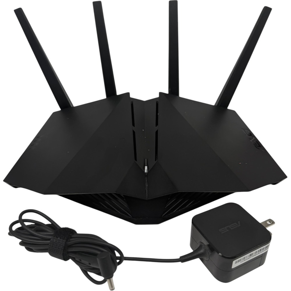 ASUS RT-AX82U AX5400 Dual Band Wi-Fi 6 Gaming Router Black Tested Working